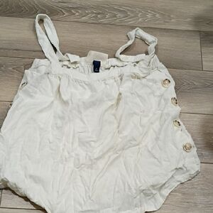Universal Thread Cream Button-Accent Camisole